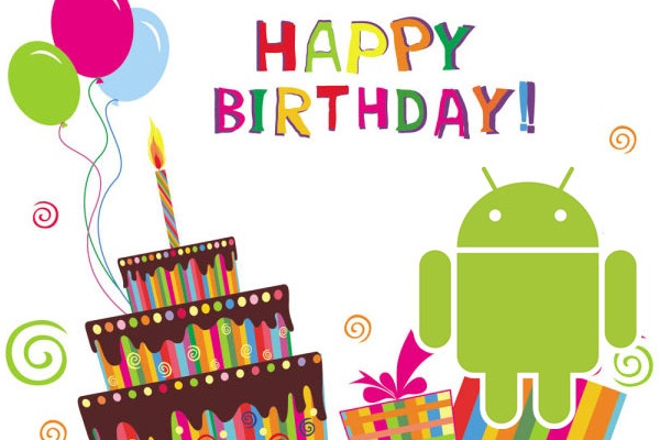 Feliz Cumpleaños #Android