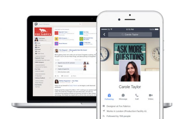 Facebook lanza la aplicación para escritorio de Workplace Chat