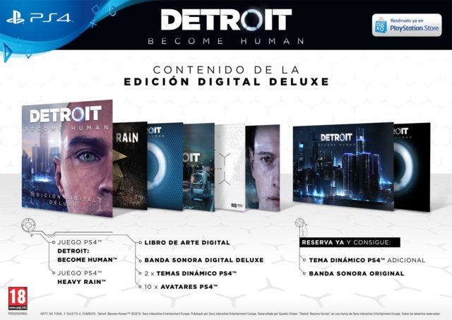 Detroit: Become Human, el thriller de ciencia-ficción que llegará en exclusiva a PlayStation 4 el próximo 25 de mayo.