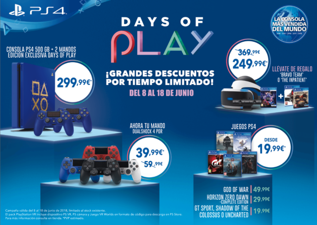 Desvelada una PlayStation 4 edición limitada y grandes descuentos durante las rebajas Days of Play