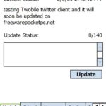 Twobil cliente para Windows Mobile de Twitter