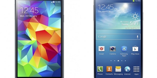 Comparativa del Samsung Galaxy S5 con el Galaxy Samsung S4