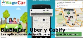 ¿Qué es BlaBlaCar? ¿Qué es Uber? ¿Qué es Cabify? Las aplicaciones de moda para compartir coche