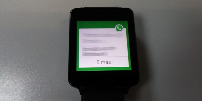 Descargar Whatsapp para Android Wear.