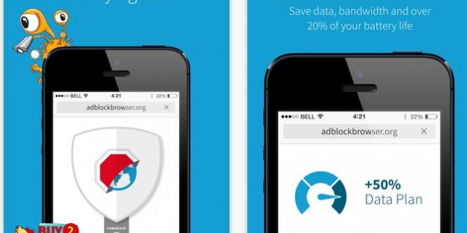 Adblock Browser llega oficialmente a iOS y Android y elimina la publicidad
