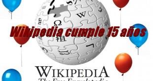 15 de enero de 2001 Wikipedia cumple 15 años