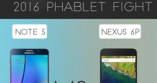 ¿El mejor phablet de 2016? Infografía Samsung Galaxy Note 5 VS Google Nexus 6P