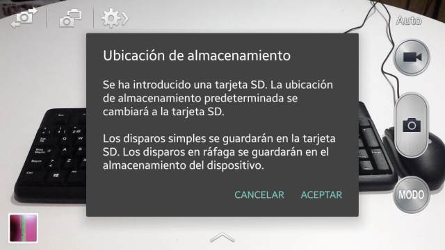 Cómo guardar las fotos de la cámara en la microSD en los Samsung Galaxy