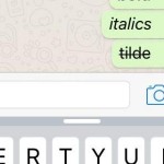 Cómo usar Whatsapp con negritas, cursivas o tachado