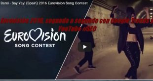 Eurovisión 2016, segundo a segundo con Google Trends y YouTube #SEO