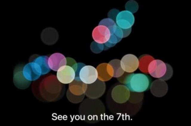 Invitación Apple para iPhone 7