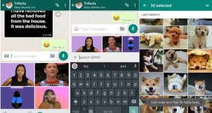 WhatsApp añade búsqueda de GIF a través Giphy y aumenta a 30 fotos el límite por envío
