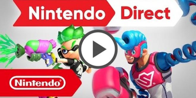 Arms y Splatoon 2 protagonista de Nintendo Direct