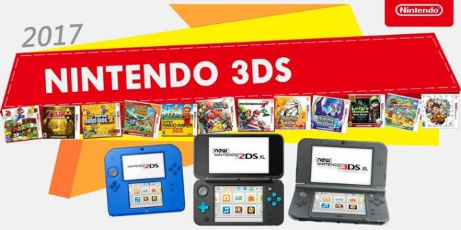 Grandes juegos para todo 2017 en la familia de consolas Nintendo 3DS