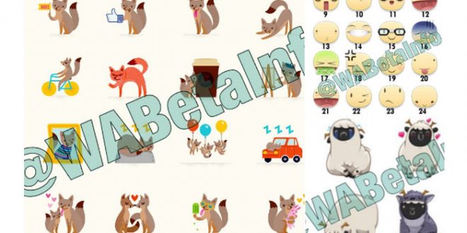 WhatsApp incorporar los stickers de Facebook y selecci n 