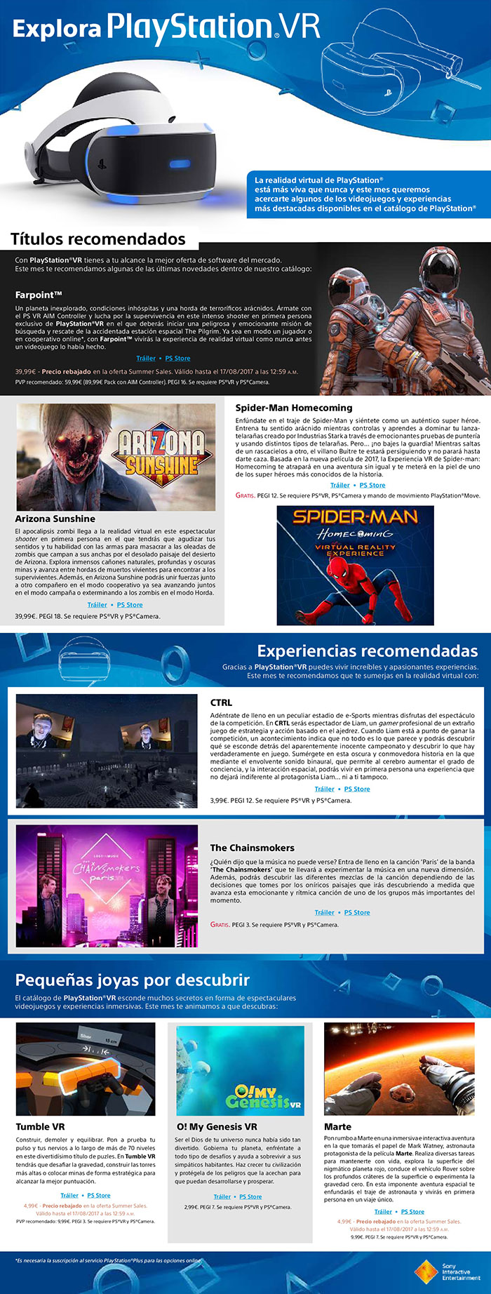 Explora PlayStation VR los mejores juegos