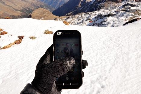 Cat® phones, dispositivos resistentes para los deportes de nieve Foto: Mario Gattinger; Creditos: Xaver Kröl