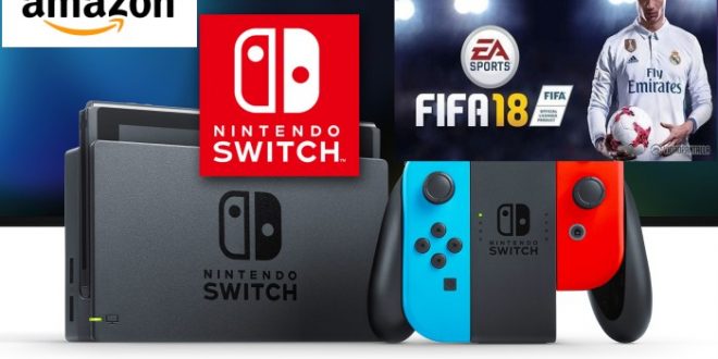 Fifa 18 y Nintendo Switch lo más vendido del tecnología en Amazon