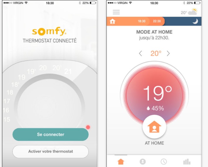 Somfy presenta su termostato conectado en España