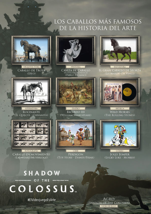 #ElVideojuegoEsArte Los caballos mas iconicos del mundo del arte según PlayStation