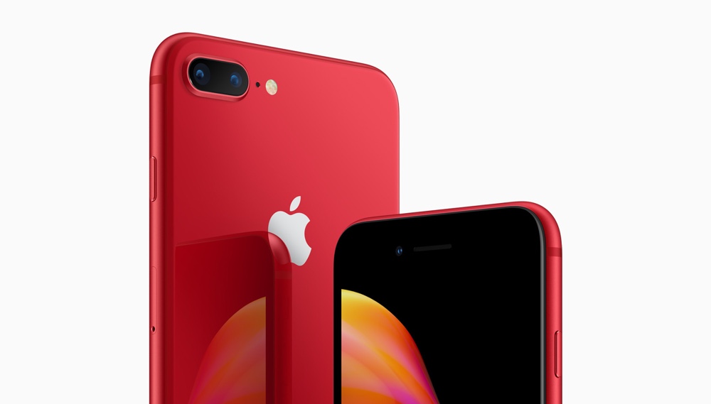 PRODUCT RED de iPhone 8 y iPhone 8 Plus en rojo