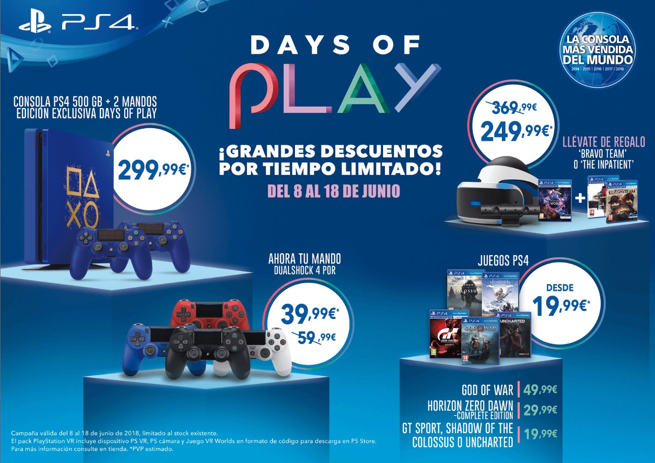 Desvelada Una Playstation 4 Edicion Limitada Y Grandes Descuentos Durante Las Rebajas Days Of Play