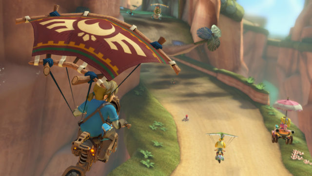 Nuevos elementos de The Legend of Zelda: Breath of the Wild llegan a Mario Kart 8 Deluxe con una nueva actualización gratuita, disponible hoy