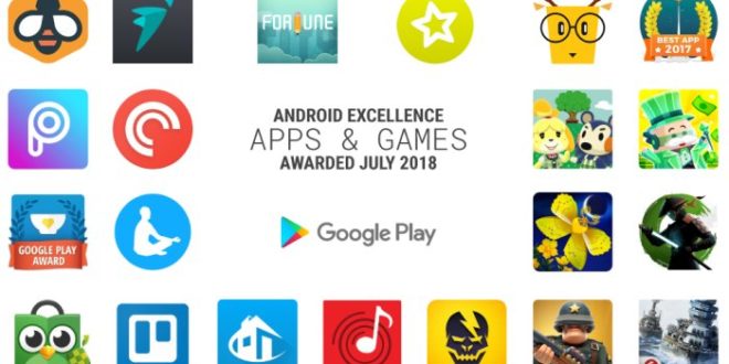 Google elige a las mejores aplicaciones en Android Excellence Julio 2018