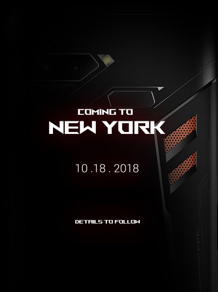 Asus anuncia un evento de su móvil gaming Asus ROG Phone para el 18 de octubre en Twitter
