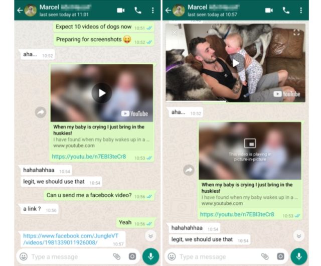 Novedades de Whatsapp: La app pone a prueba la función de vídeo Picture in Picture en Android
