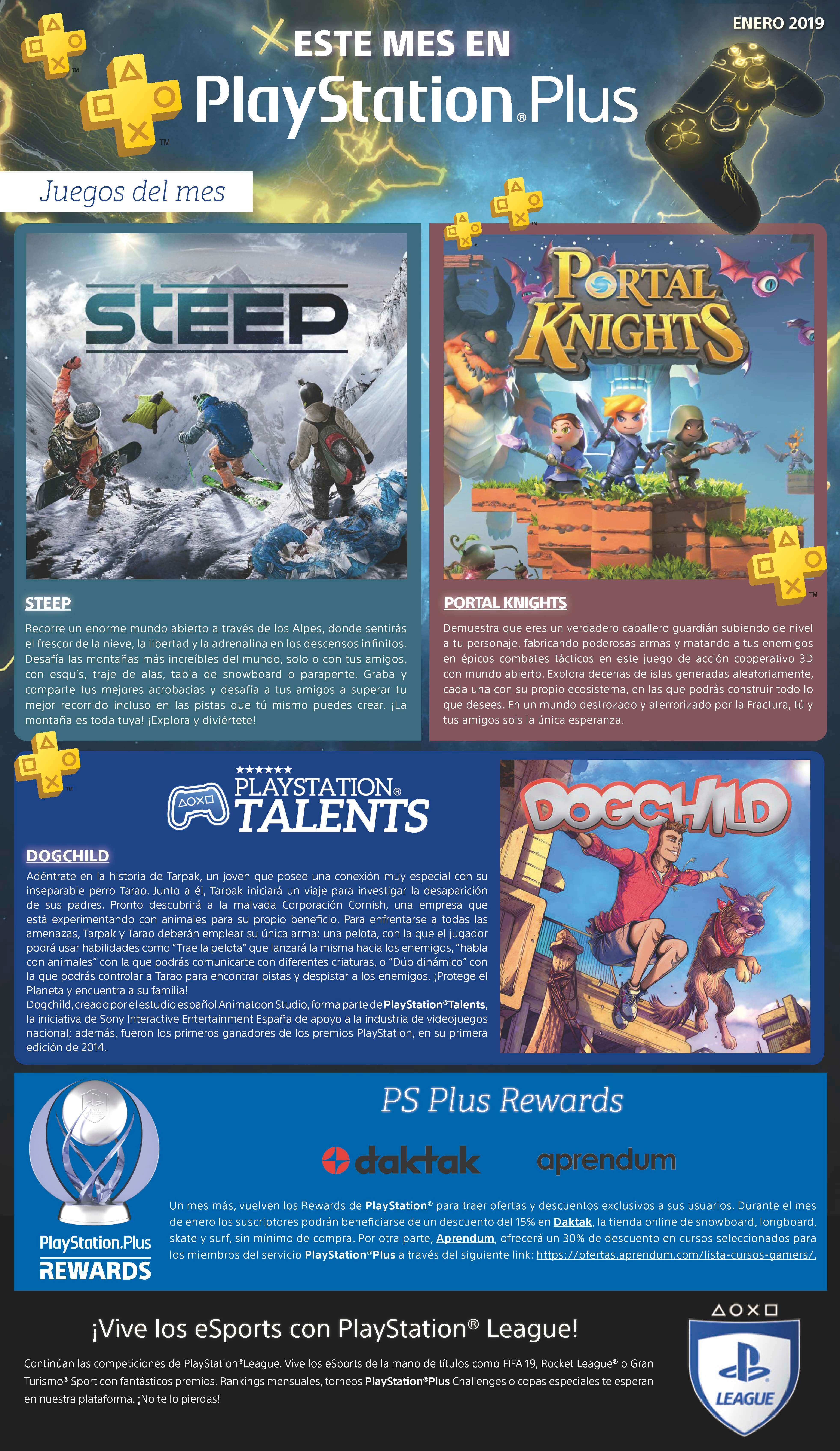 PlayStation Plus enero 2019. Los juegos gratis con la suscripción para comenzar el año