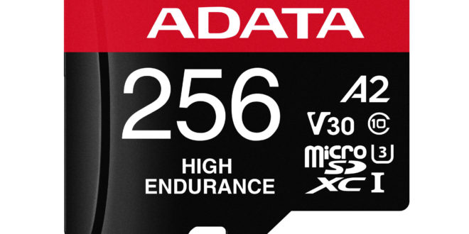 ADATA lanza microSDXC / SDHC de alta resistencia. Tarjetas de memoria UHS-I. Hecho para grabar 24/7.