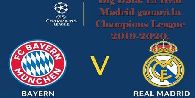 Big Data: El Real Madrid ganará la Champions League 2019-2020. Tottenham, campeón de Europa League