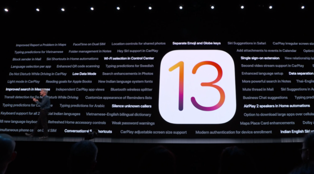 iOS 13 llega el 19 de septiembre