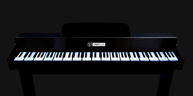 Conoce el OnePlus Phone Piano, el teclado formado por 17 OnePlus 7T Pro