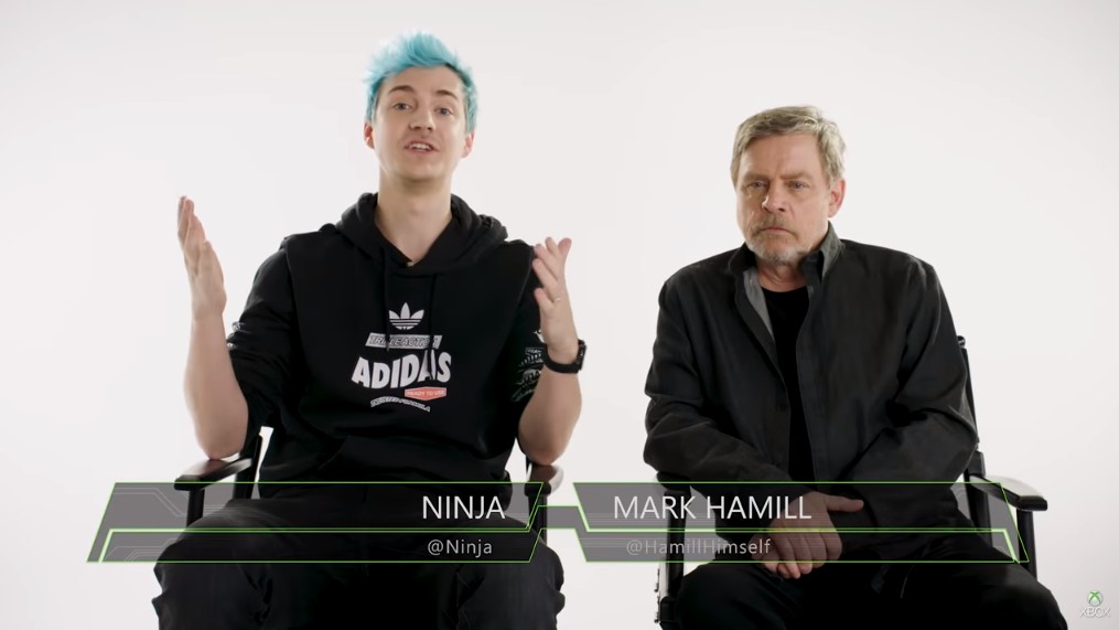 Mark Hamill (Luke Skywalker de Star Wars) y Ninja juegan juntos a Fortnite en el nuevo episodio de Xbox Sessions