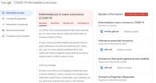 Coronavirus: Cómo ayuda Google en España