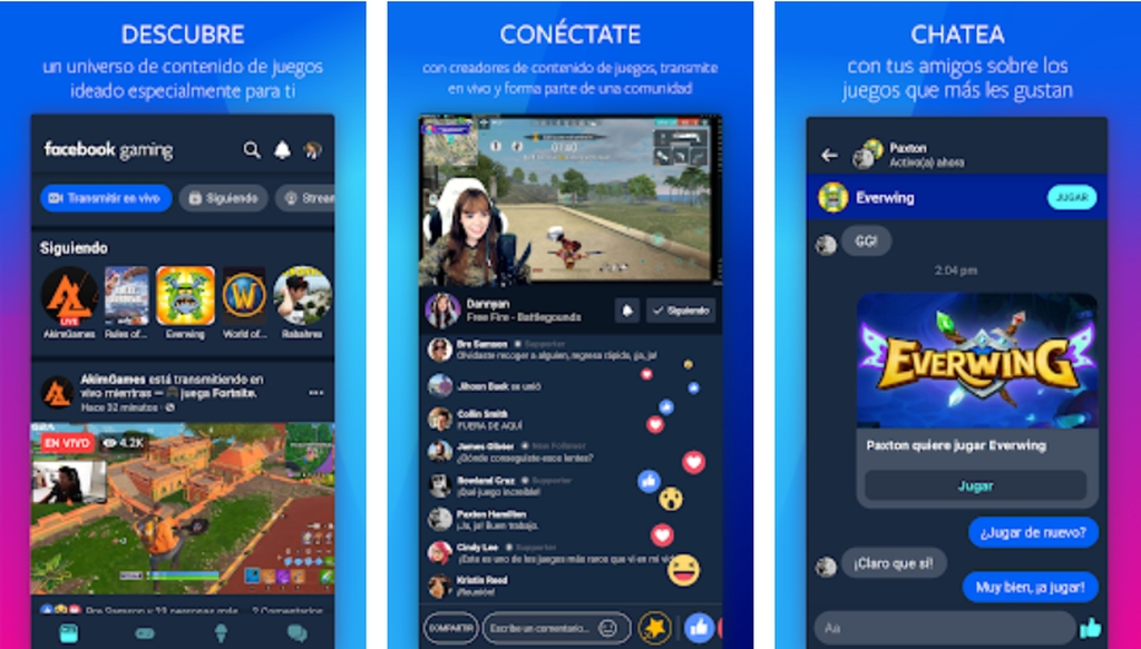 Facebook Gaming: la nueva app de streaming de videojuegos ya disponible en Android