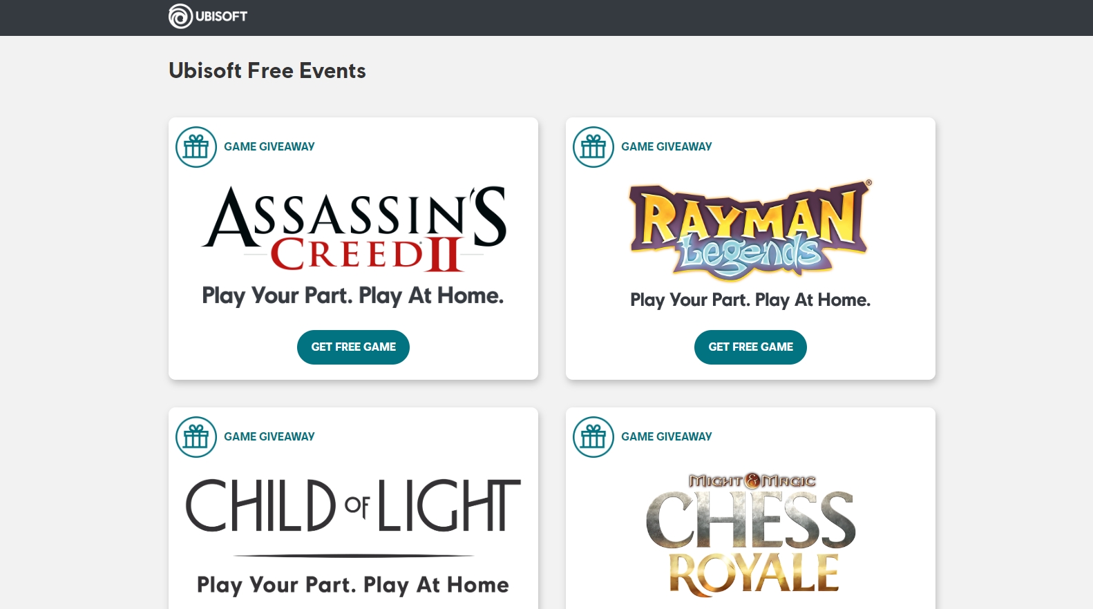Ubisoft pone 3 juegos gratis 3 juegazos: Assassin’s Creed II, Rayman Legens y Child of Light hasta el 5 de mayo