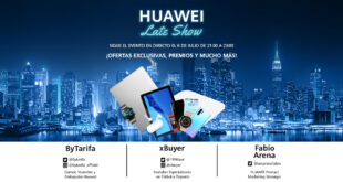 Huawei Late Show: el primer evento en streaming de ofertas y sorteos de Huawei que tendrá lugar en su Flagship de Madrid
