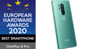 OnePlus 8 Pro, Premio al Mejor Smartphone de 2020 en los European Hardware Awards