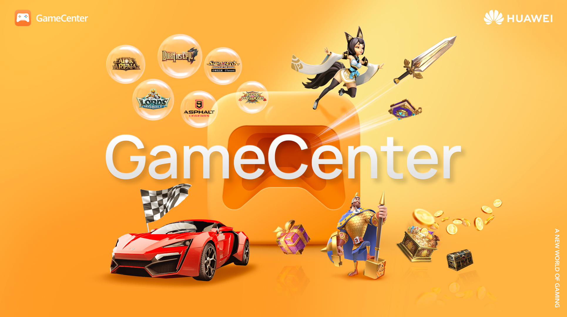 Huawei lanza a nivel mundial su plataforma de videojuegos GameCenter