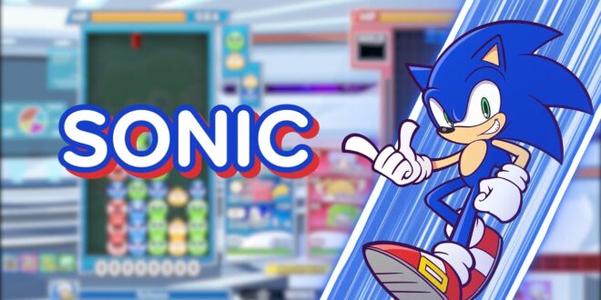 El icónico Sonic llega con la primera actualización gratuita de Puyo Puyo Tetris 2