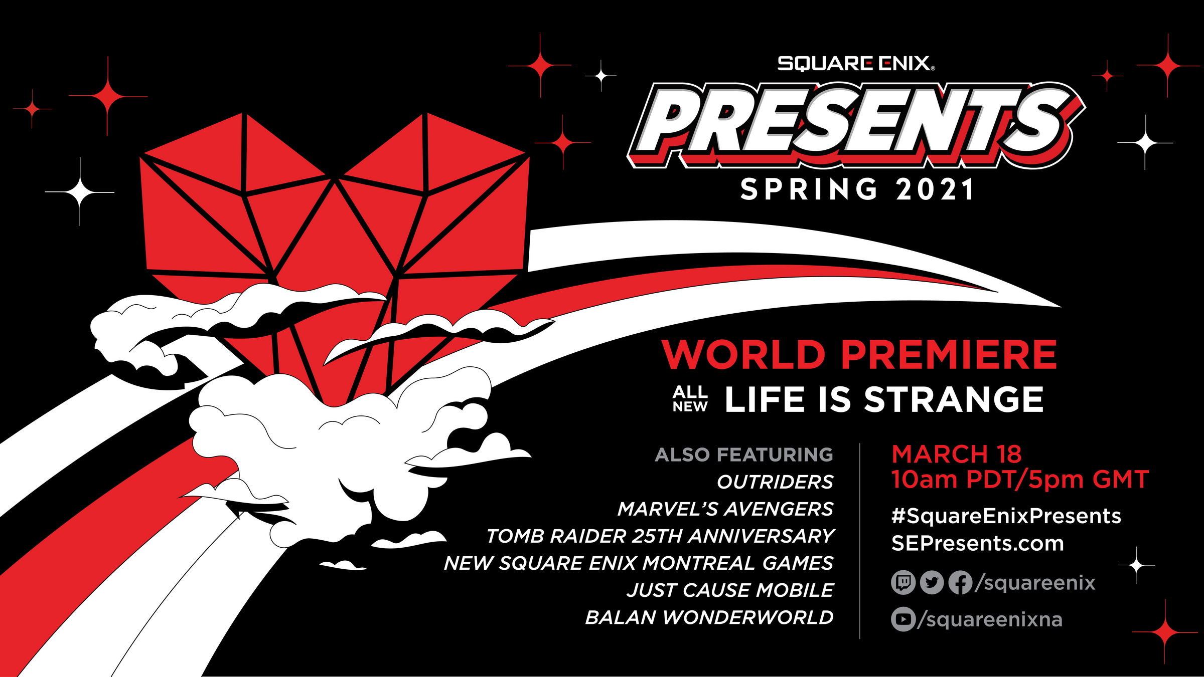 Conéctate hoy a las 18 horas al evento digital Square Enix Presents