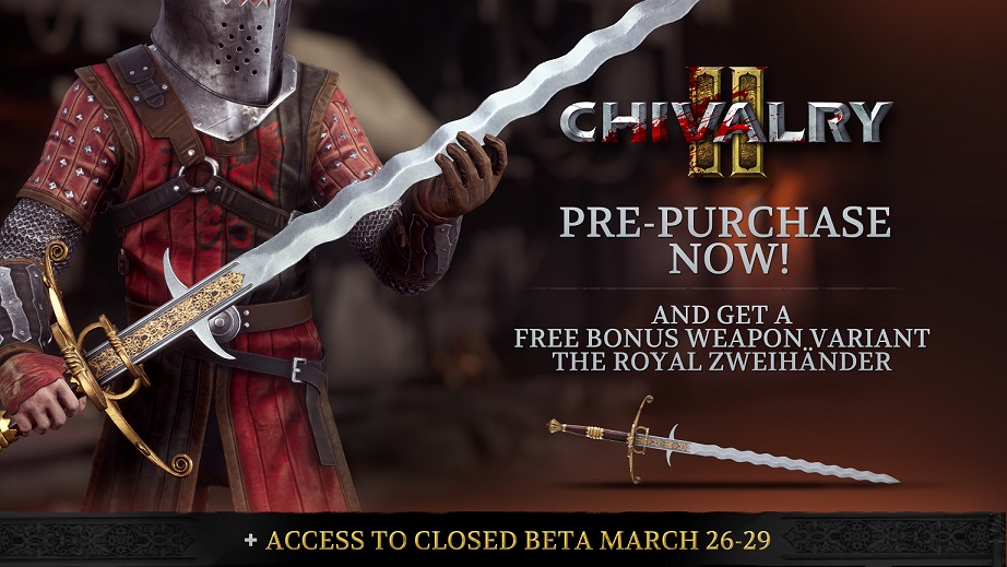La Beta Abierta multiplataforma de Chivalry 2 comienza el 27 de mayo en formato PC, PlayStation 4, PlayStation5, Xbox One y Xbox Series X|S