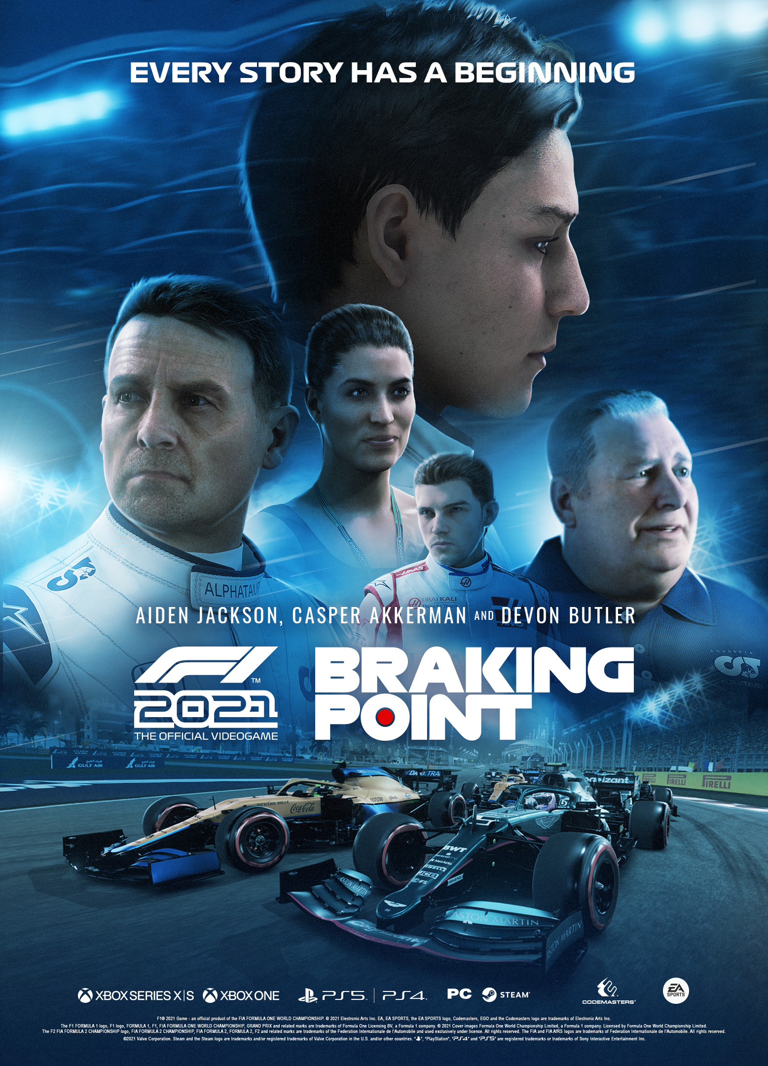 Codemasters y EA SPORTS presentan Braking Point, la emocionante historia del videojuego F1 2021