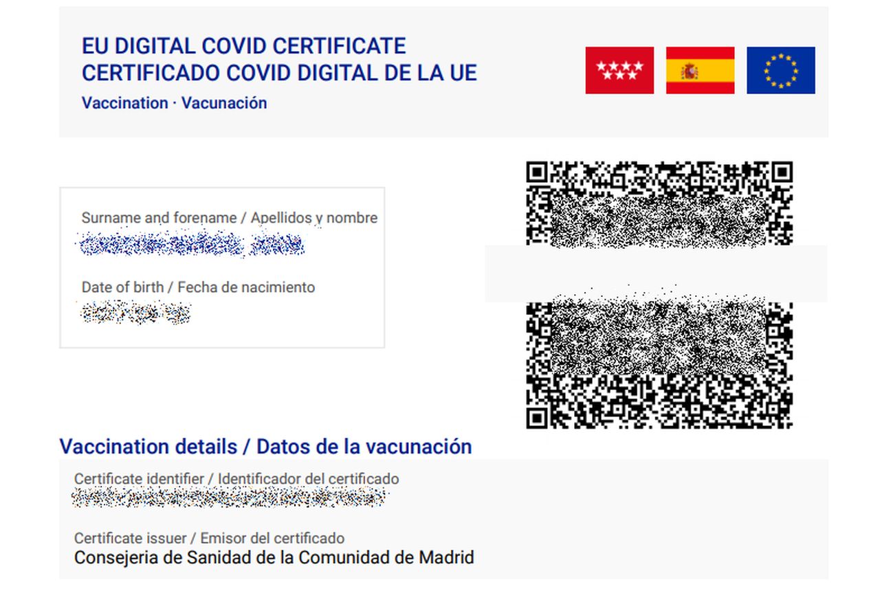 ¿Cómo generar tu pasaporte Covid o COVID Digital de la UE en la comunidad de Madrid? Certificado COVID Digital