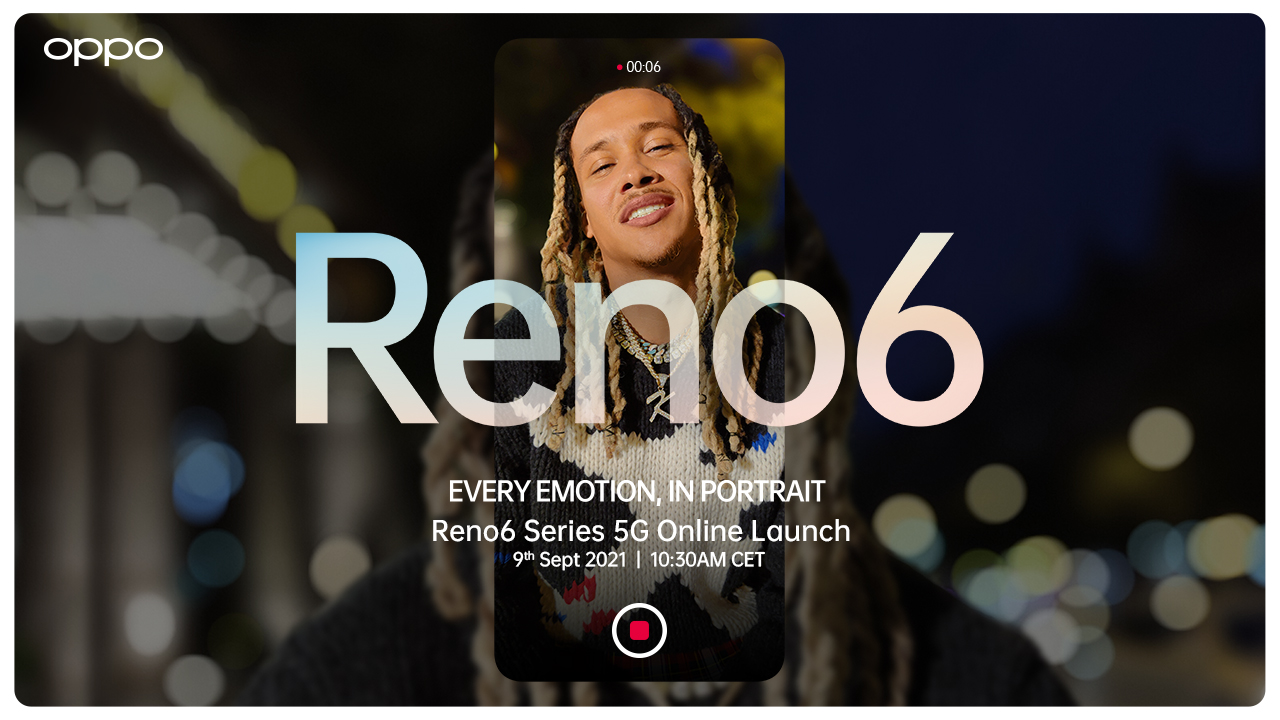 OPPO presentará una nueva era de IA para videografía con OPPO Reno6 Series 5G