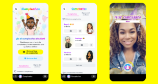 Snapchat lanza una nueva herramienta para recordar y celebrar los cumpleaños de tus amigos