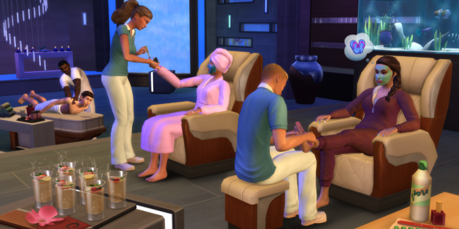 Una nueva actualización del pack de contenido Los Sims 4 Día de Spa